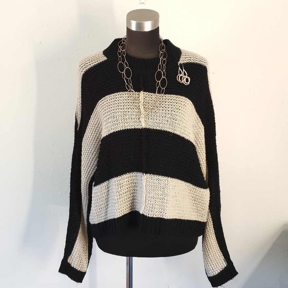 GLAM Stripe Sweater